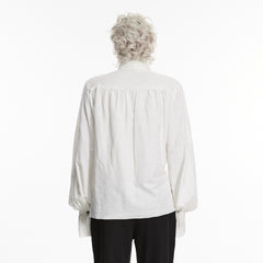 WY-714DQM Mens Gothic Shirts White Ruffled Victorian Style Long Sleeve Blouse
