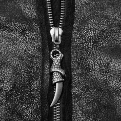 WY-1204XCF Gothic imitation fur long coat?-??Punk Rave Clothing