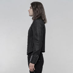 WY-1245XDM Punk handsome Short Coat?-??Punk Rave Clothing