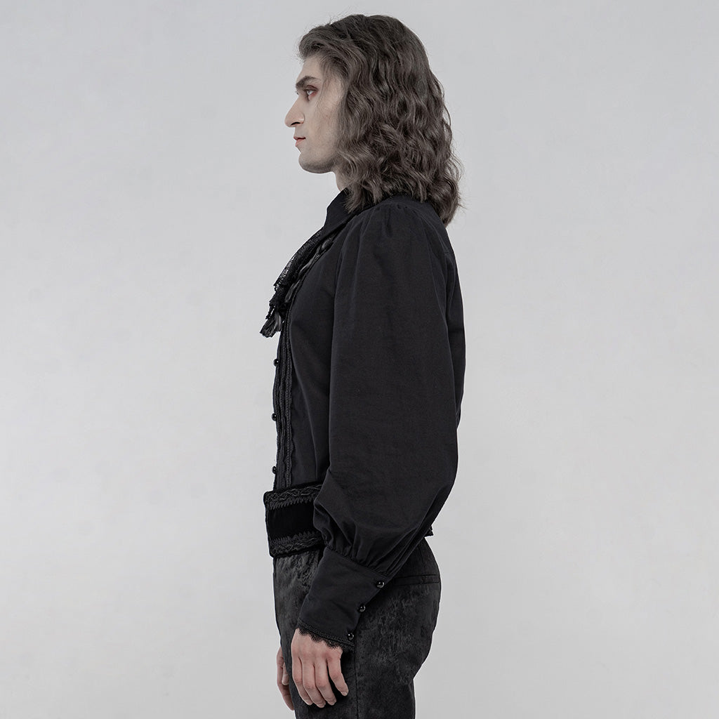 WY-1246CCM Gothic Gorgeous long Sleeve shirt?-??Punk Rave Clothing