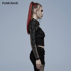 WY-1358XDF Punk military jacket?-??Punk Rave Clothing