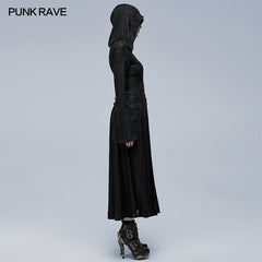 WY-1359XCF Gothic cut-out applique coat?-??Punk Rave Clothing