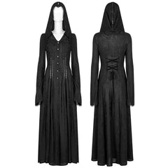 WY-1359XCF Gothic cut-out applique coat?-??Punk Rave Clothing
