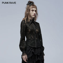 WY-1360CCF 2022 Gothic Lolita shirt?-??Punk Rave Clothing