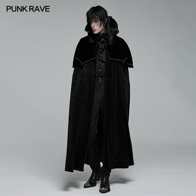 WY-1378DPM Gothic noble night Cloak?-??Punk Rave Clothing