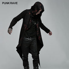 WY-1382WYM Goth printed knitted coat?-??Punk Rave Clothing