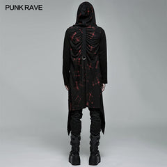 WY-1382WYM Goth printed knitted coat?-??Punk Rave Clothing