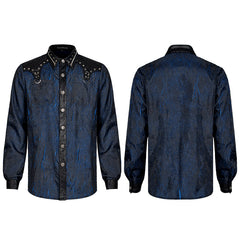 WY-1384CCM Punk personality crack shirt?-??Punk Rave Clothing