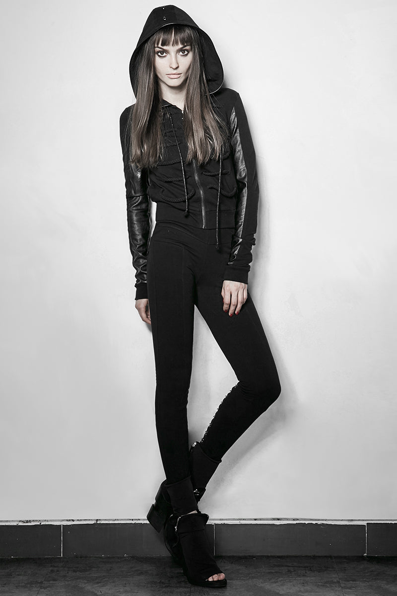 PK-102 Super Slim Multiple Segmentation Split Ends Tights Punk Pants?-??Punk Rave Clothing
