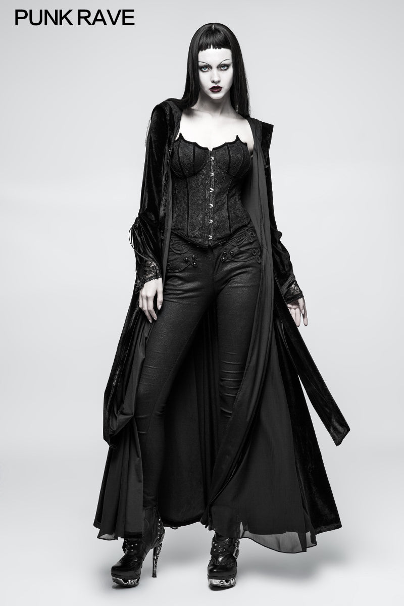 Y-779 Sexy Woven Bat Adjustable Gothic Accessories Corset For Women