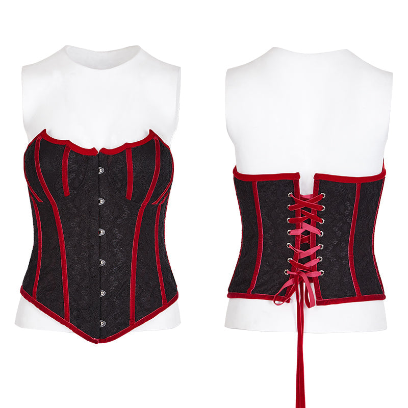 Y-779 Sexy Woven Bat Adjustable Gothic Accessories Corset For Women