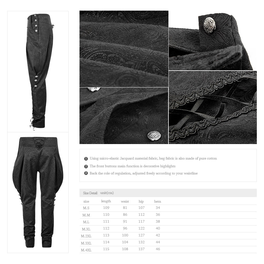 K-240 Spring Latest Design Breeches Gothic Pants