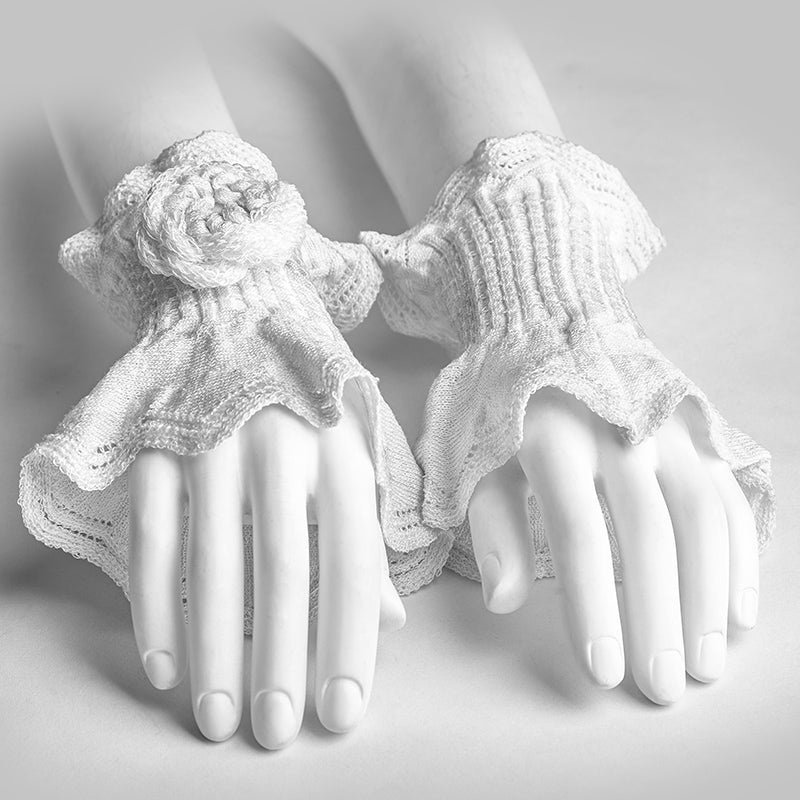 LS-047 Woolen Wave Accessories Cute Warm Lolita Daily Gloves For Women