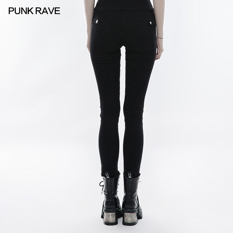 OPK-145 Daily Stretchy Punk Pants Skinny Leggings