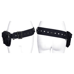 WS-245 Personality Punk Accessory Removable Belt With Vertical Bag