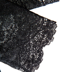 LS-037 Lolita Style black Lace Gloves Accessories