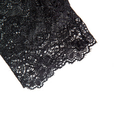 LS-037 Lolita Style black Lace Gloves Accessories