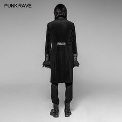 WY-947 Gothic Gorgeous Velvet Swallowtail Coat Jacket?-??Punk Rave Clothing