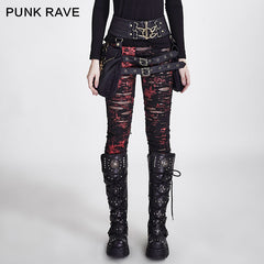 Hot Sale K-099 Broken Mesh For Women Gothic Pants/leggings