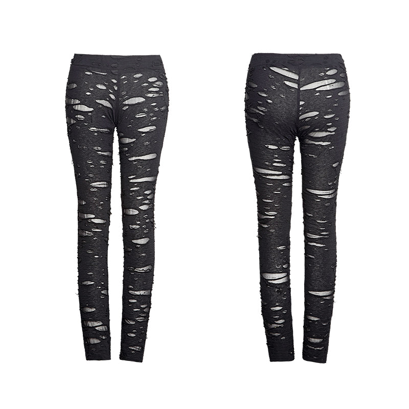 Hot Sale K-099 Broken Mesh For Women Gothic Pants/leggings