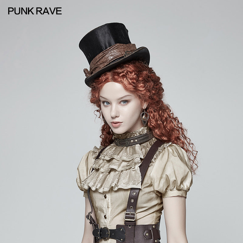 WS-292 Steampunk Necklines Vintage Ruffled Collar