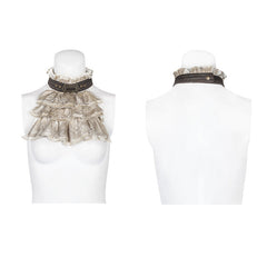 WS-292 Steampunk Necklines Vintage Ruffled Collar