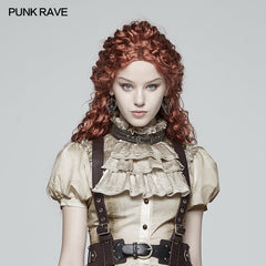 WS-292 Steampunk Necklines Vintage Ruffled Collar