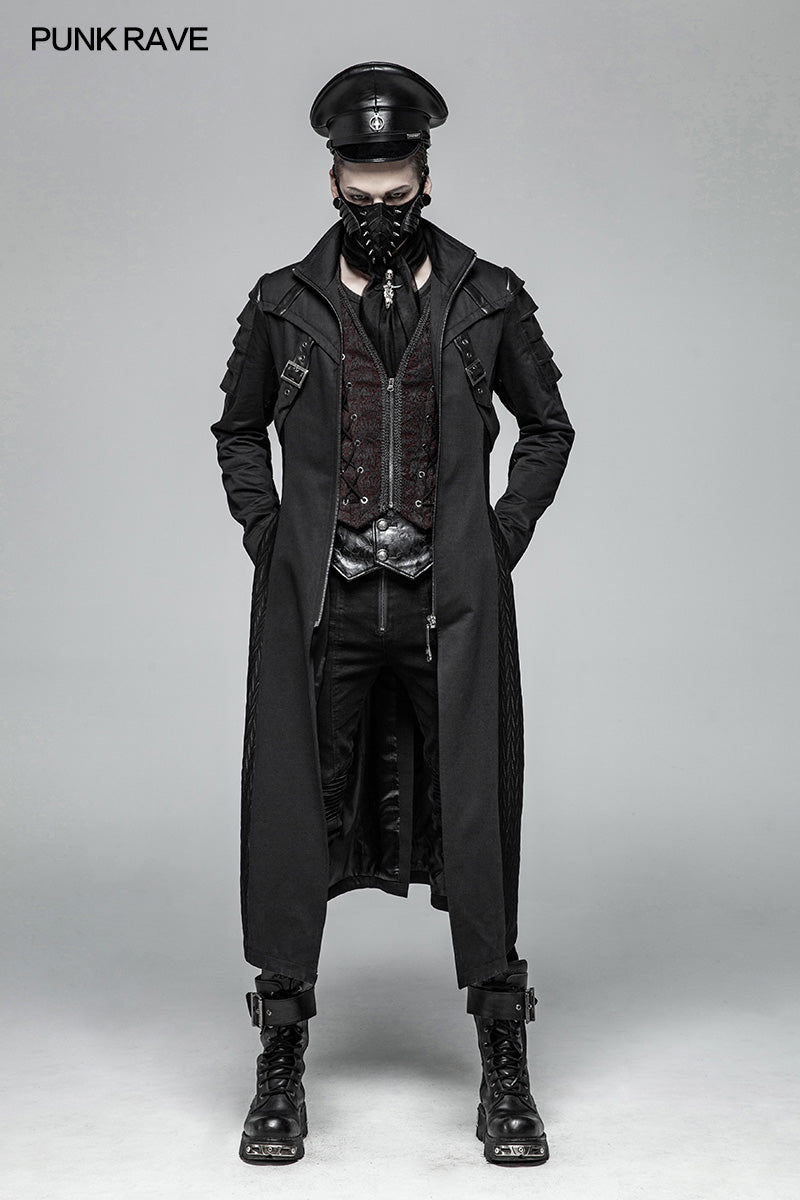 WS-300 Punk Dark Mask For Male And Female With Studded Decoration