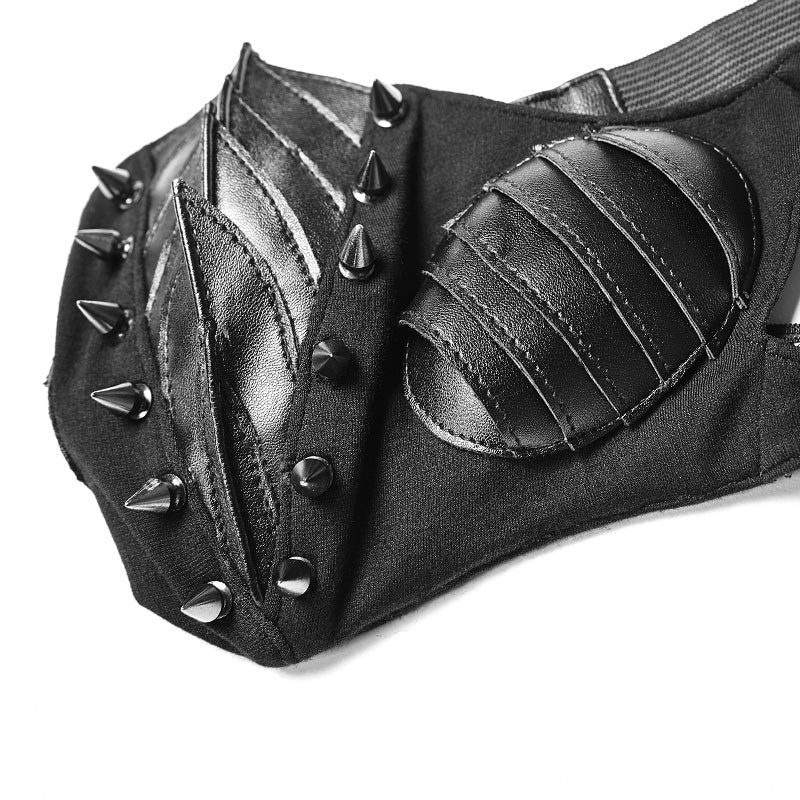 WS-300 Punk Dark Mask For Male And Female With Studded Decoration