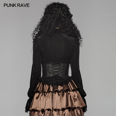 WS-304 Steampunk Accessories PU Leather Lace-up Girdle -  Punk Rave Clothing
