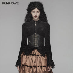 WS-304 Steampunk Accessories PU Leather Lace-up Girdle -  Punk Rave Clothing