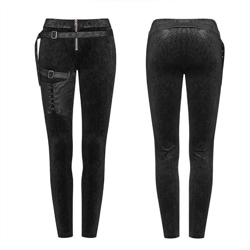 WK-374 Steam Punk Leggings Women Personalized Pants