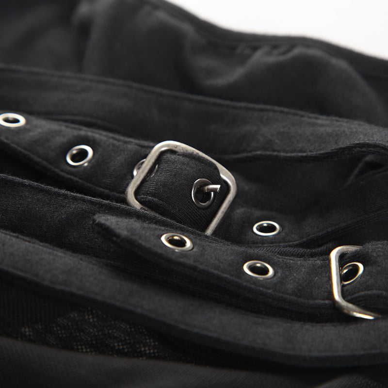 Q-259 Backless Sexy Dress Cotton Bracelet Skinny Strapless Gothic Dresses?-??Punk Rave Clothing
