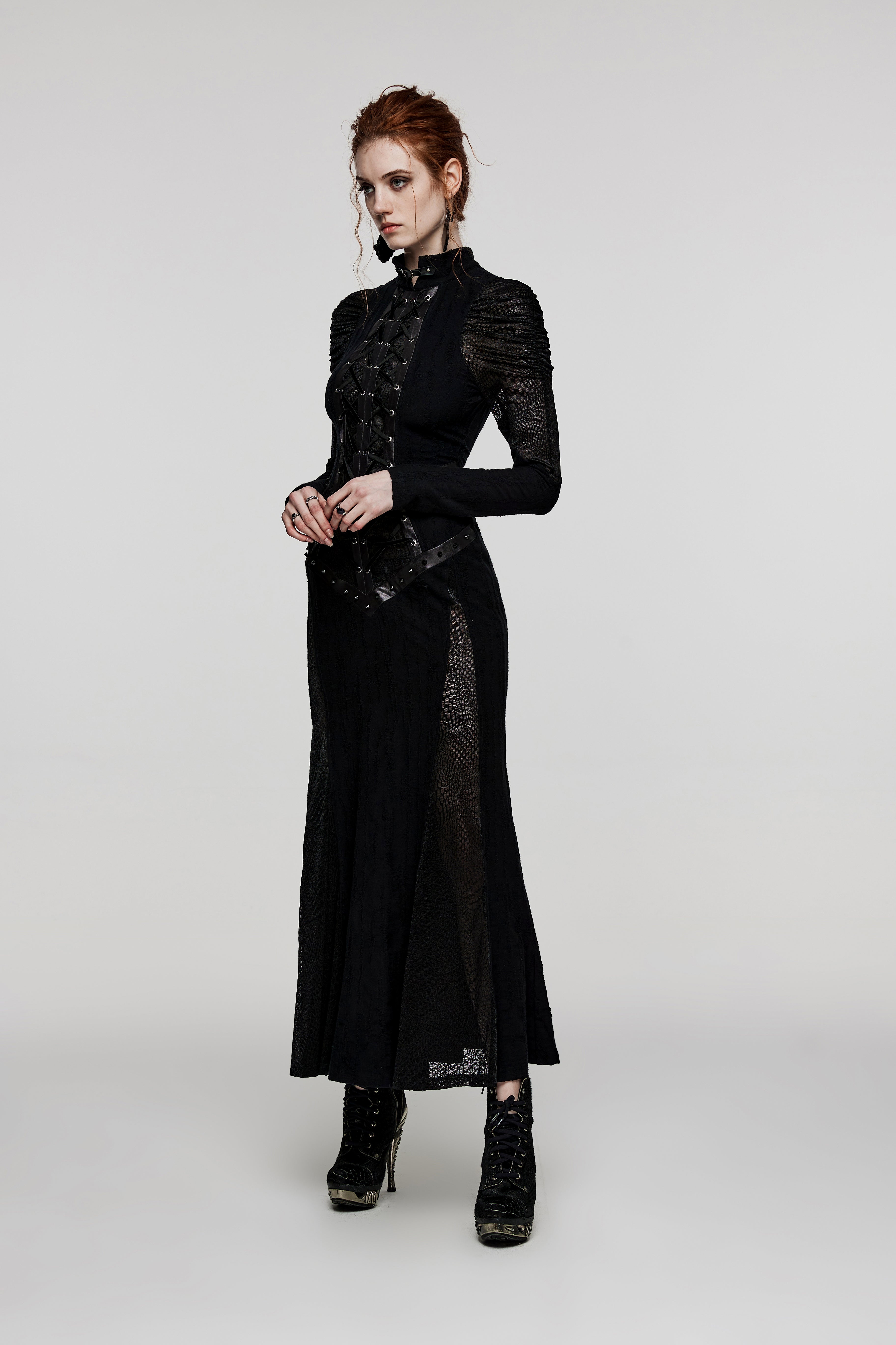 WQ-653LQF Gothic decadent sexy dress