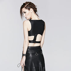 T-383 Detachable Sexy Short Punk Vest For Women?-??Punk Rave Clothing