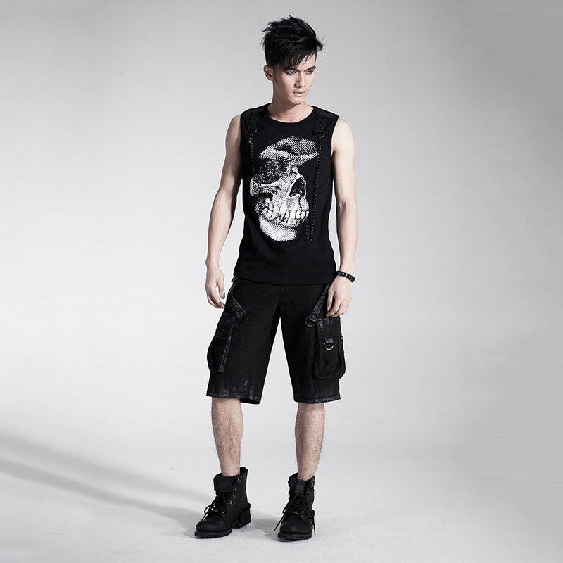 K-156 Cotton Jogger Pants For Men Casual Punk Pants