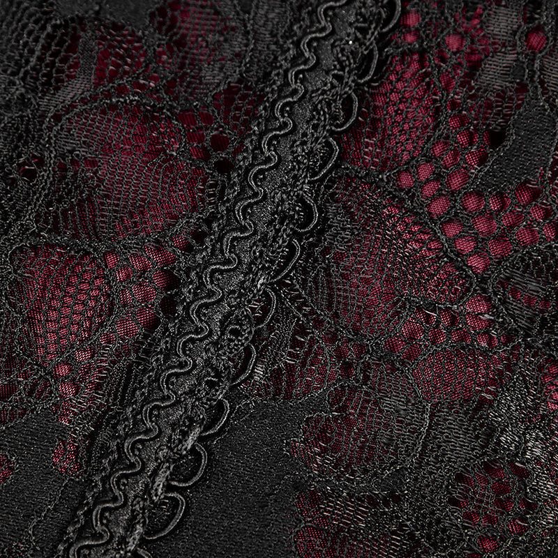 WY-838SYF Mystic Gothic Embossed Shirt with Intricate Baroque Design?-??Punk Rave Clothing