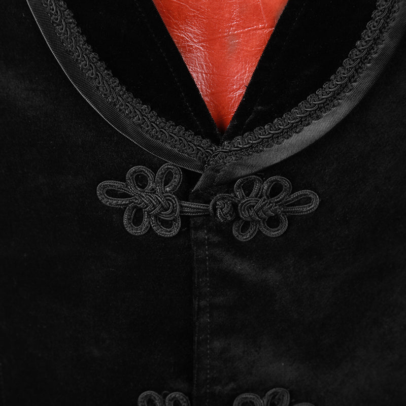 Y-481 Latest black Fashion Noble Punk Vest?-??Punk Rave Clothing