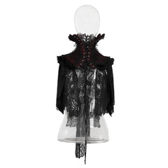 Y-586 Top Quality Embroidery Lace Sexy Cape Gothic Accessories