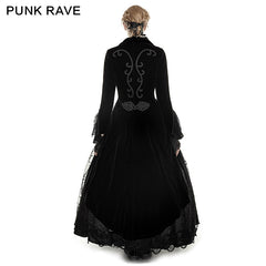 Y-658 Mystery Women Jacket Elegant Gothic Coat With Lace