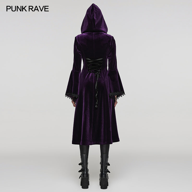 DY-1510LCF Goth Gorgeous Velvet Coat