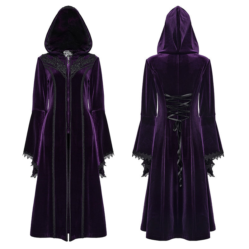 DY-1510LCF Goth Gorgeous Velvet Coat