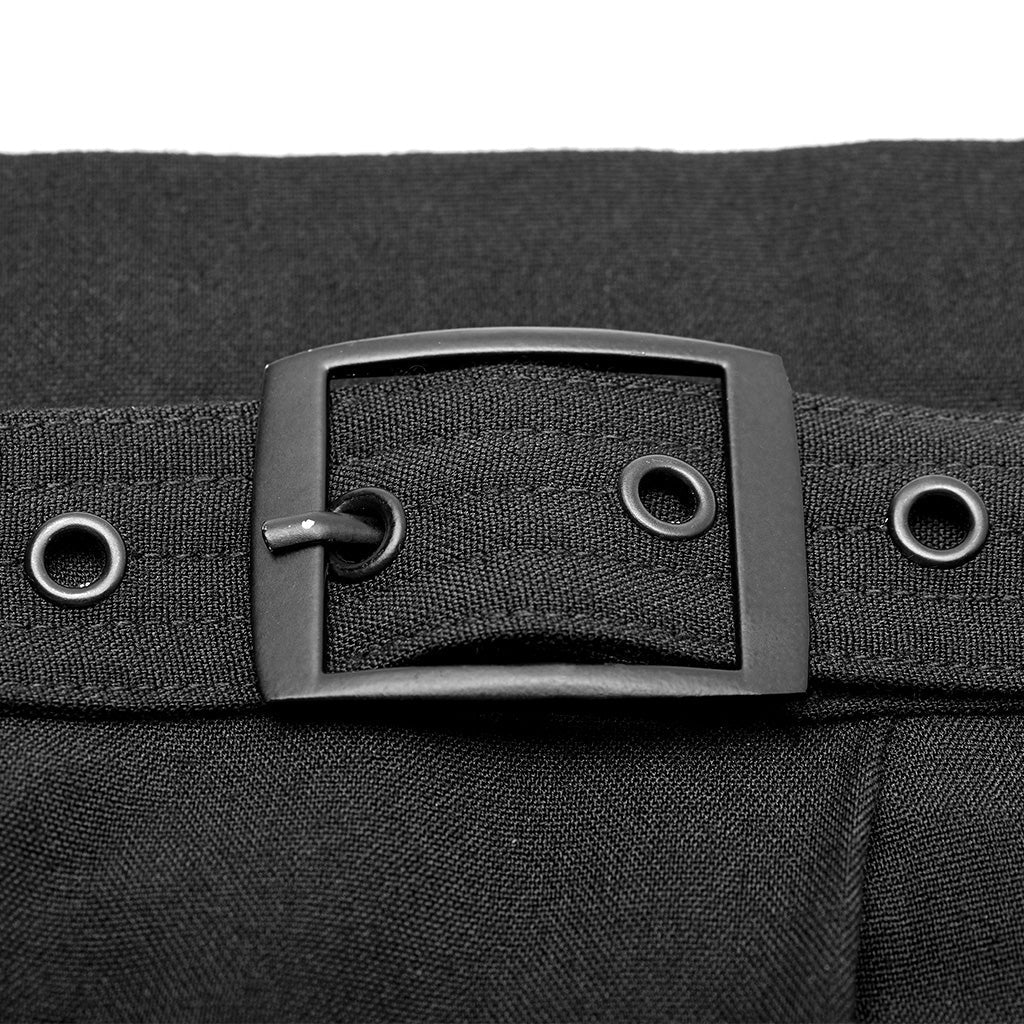 WK-413XCM Mens Gothic Warrior Pants with Adjustable Leather Straps?-??Punk Rave Clothing