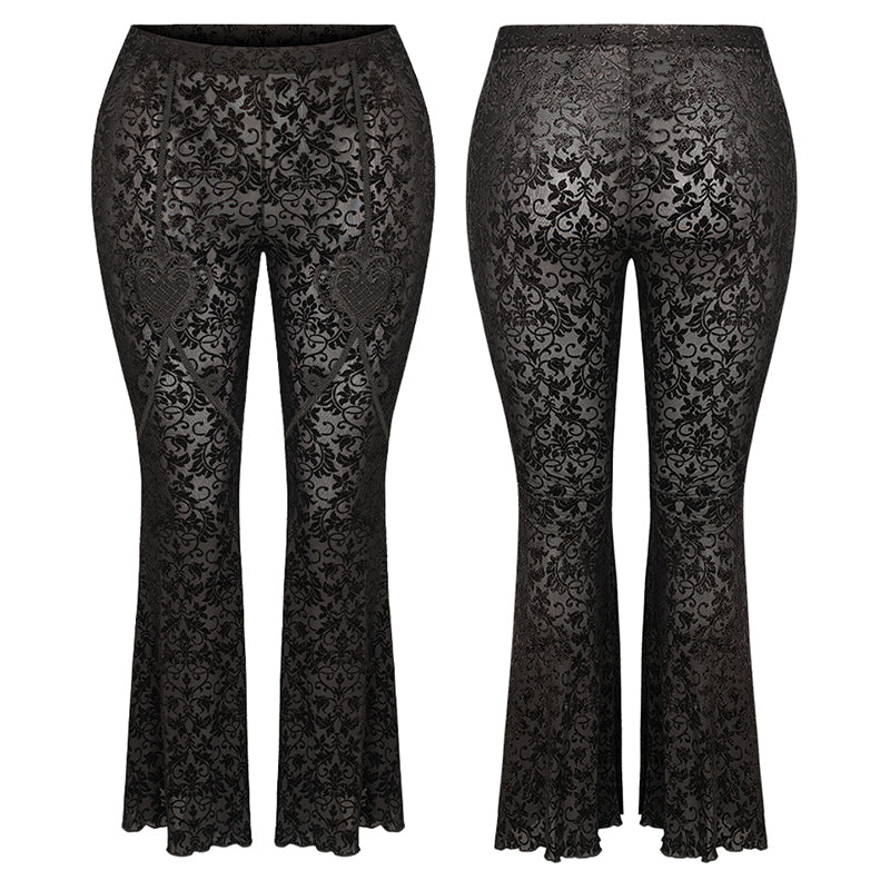 DK-457DDF Dark Goth flared pants