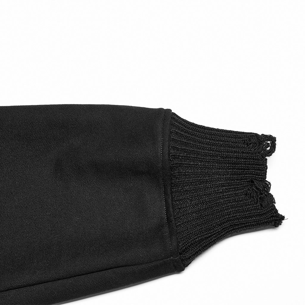 OPT-805WYF Sailor Neck Asymmetric Punk Sweater with Embroidered Accents?-??Punk Rave Clothing