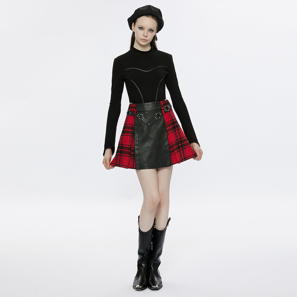 OPT-810DQF Gothic Sweater with Futuristic Cutout Design Long Sleeve