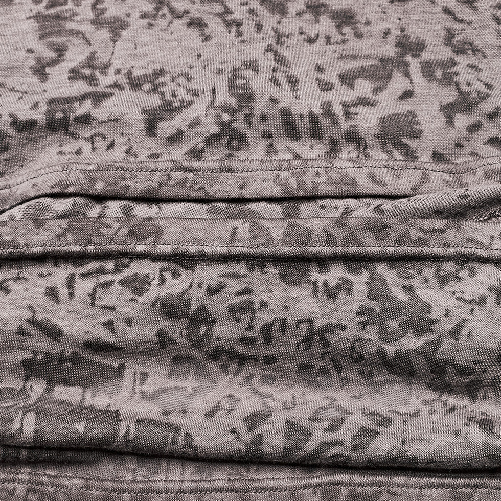 OPT-890TDF Edgy Hooded Punk T-Shirts Distressed Grey Wrap Design