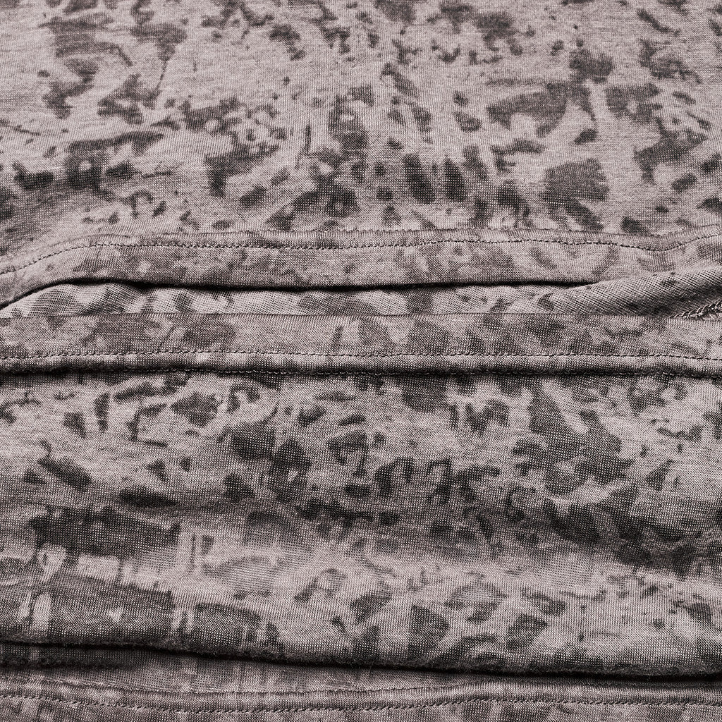 OPT-890TDF Edgy Hooded Punk T-Shirts Distressed Grey Wrap Design