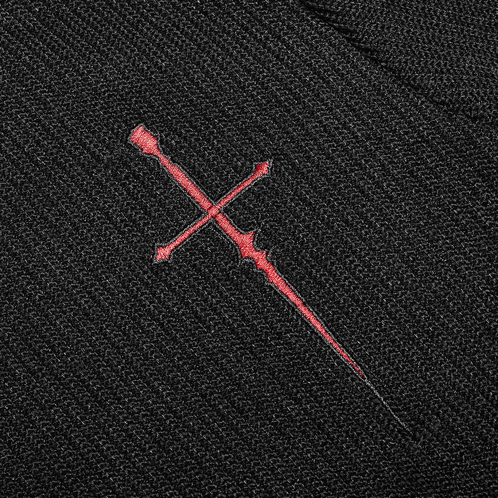 OPY-689XCF Punk Jackets: Slim-Fit Black Gothic Zip-Up Top