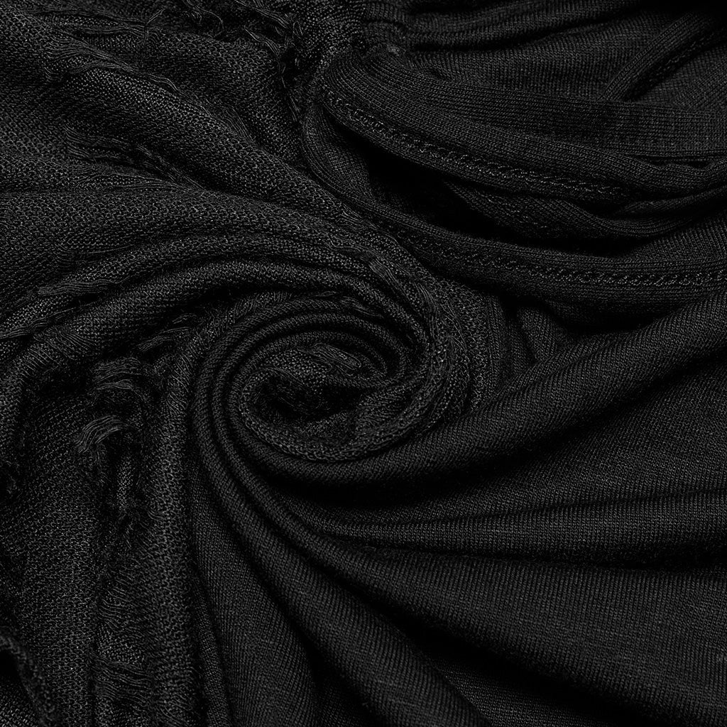 OQ-794LQF Gothic Grunge Ruffled Layered Punk Dresses for Women